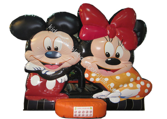 Salto inflable grande de Disney despedir la casa de salto de pintura digital de Mickey Mouse de la casa inflable de la gorila del minnie caliente de la venta